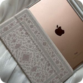 Pink floral hard case for iPad