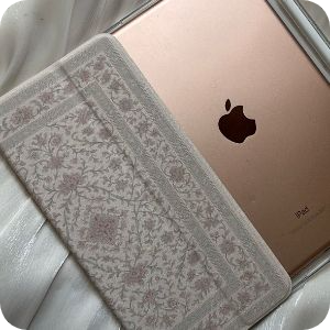 Pink floral hard case for iPad